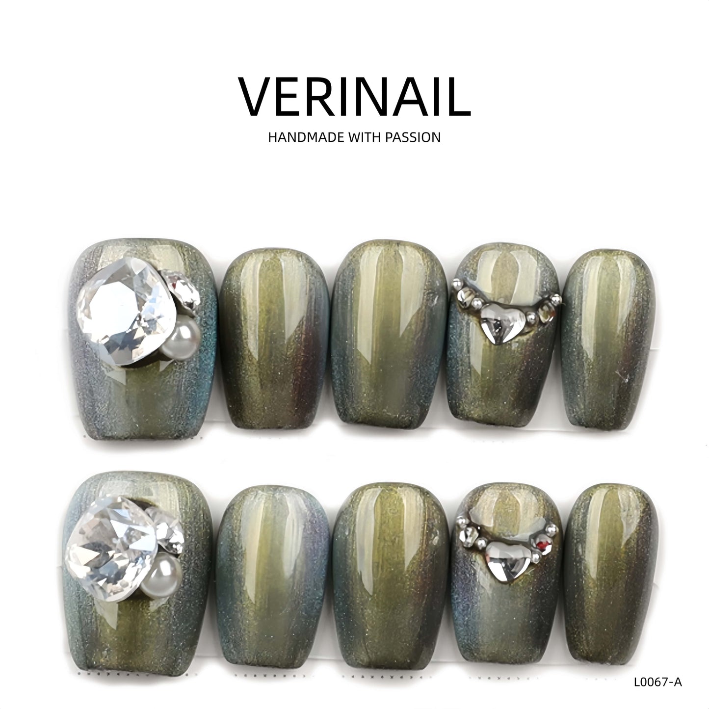 Press On Nails Ballerina- Short BS04