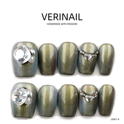 Press On Nails Ballerina- Short BS04