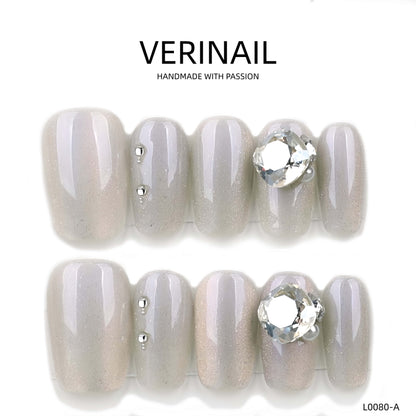 Press On Nails Ballerina- Short BS04