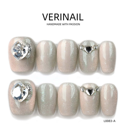 Press On Nails Ballerina- Short BS04