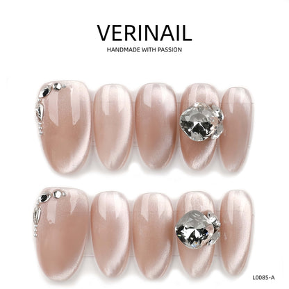 Press On Nails Almond-Medium-AM07