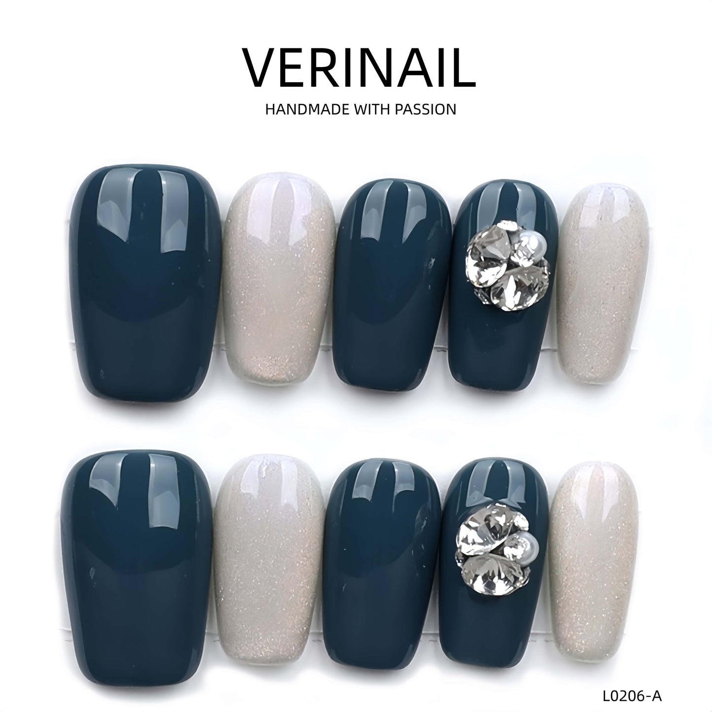 Press On Nails Ballerina- Short BS03