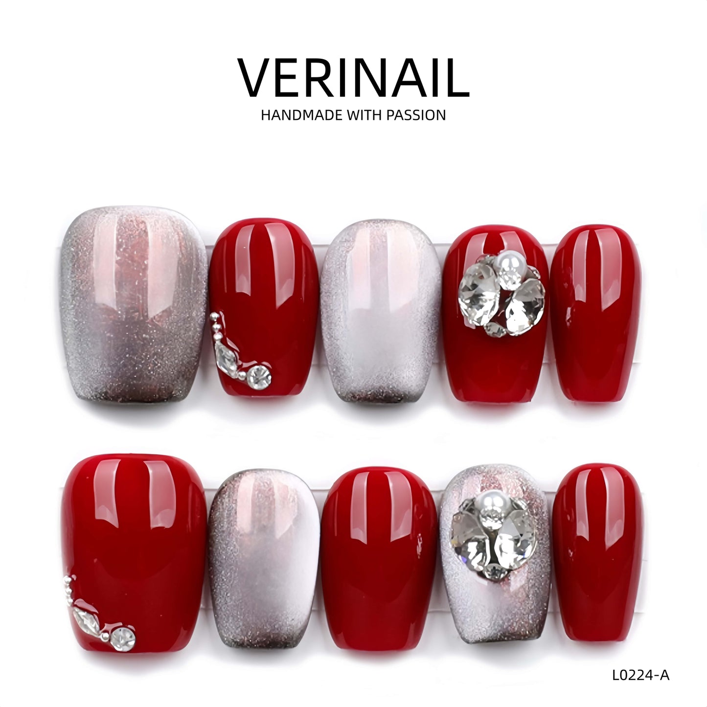 Press On Nails Ballerina- Short BS02