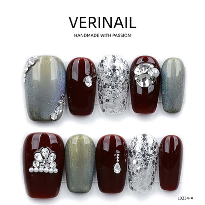 Press On Nails Ballerina- Short BS06