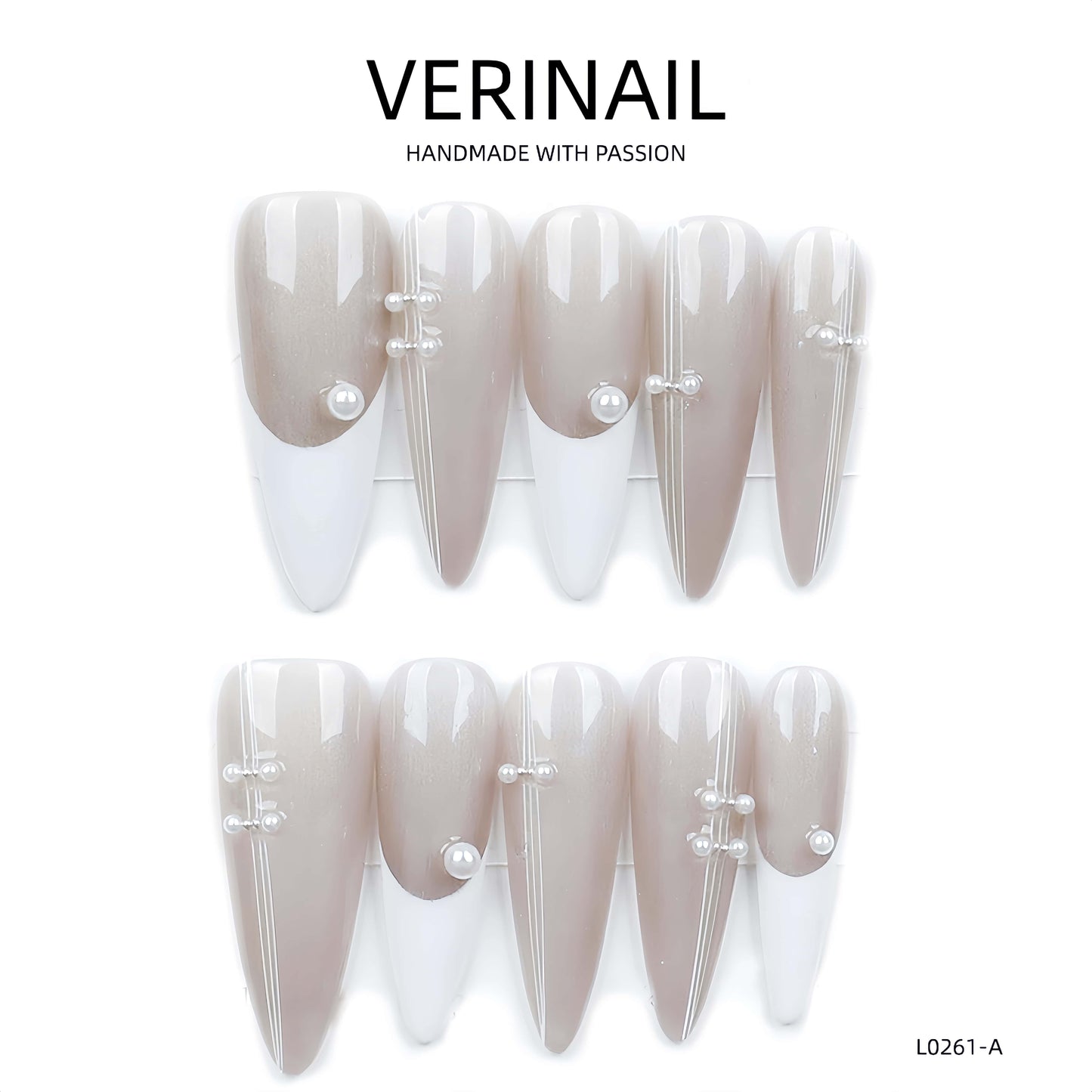 Press On Nails Almond-Long-AL05