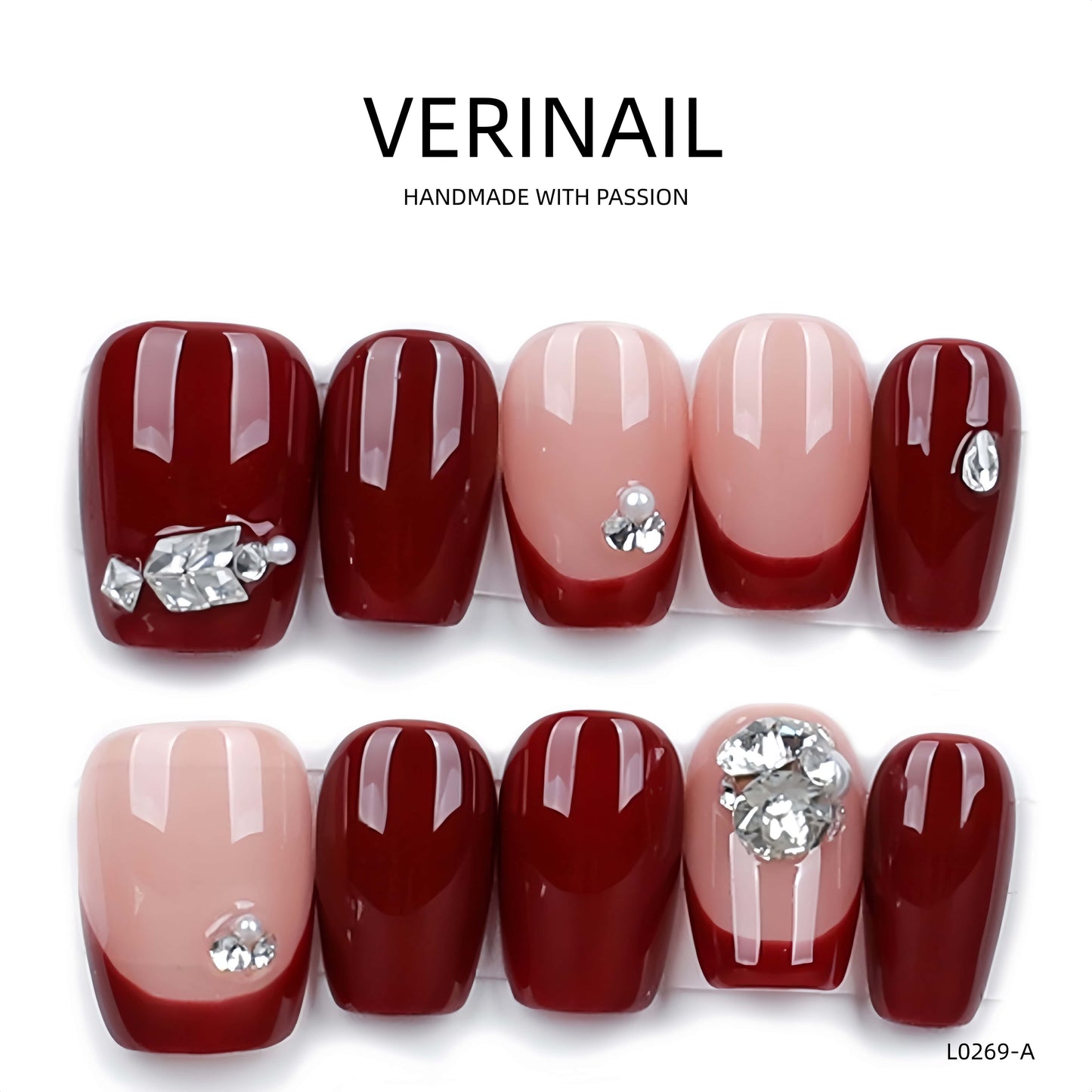 Press On Nails Ballerina- Short BS06