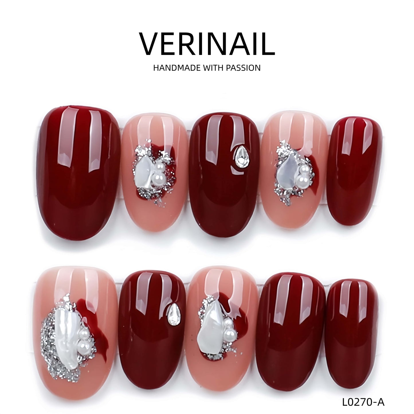 Press On Nails Oval-Short OS01