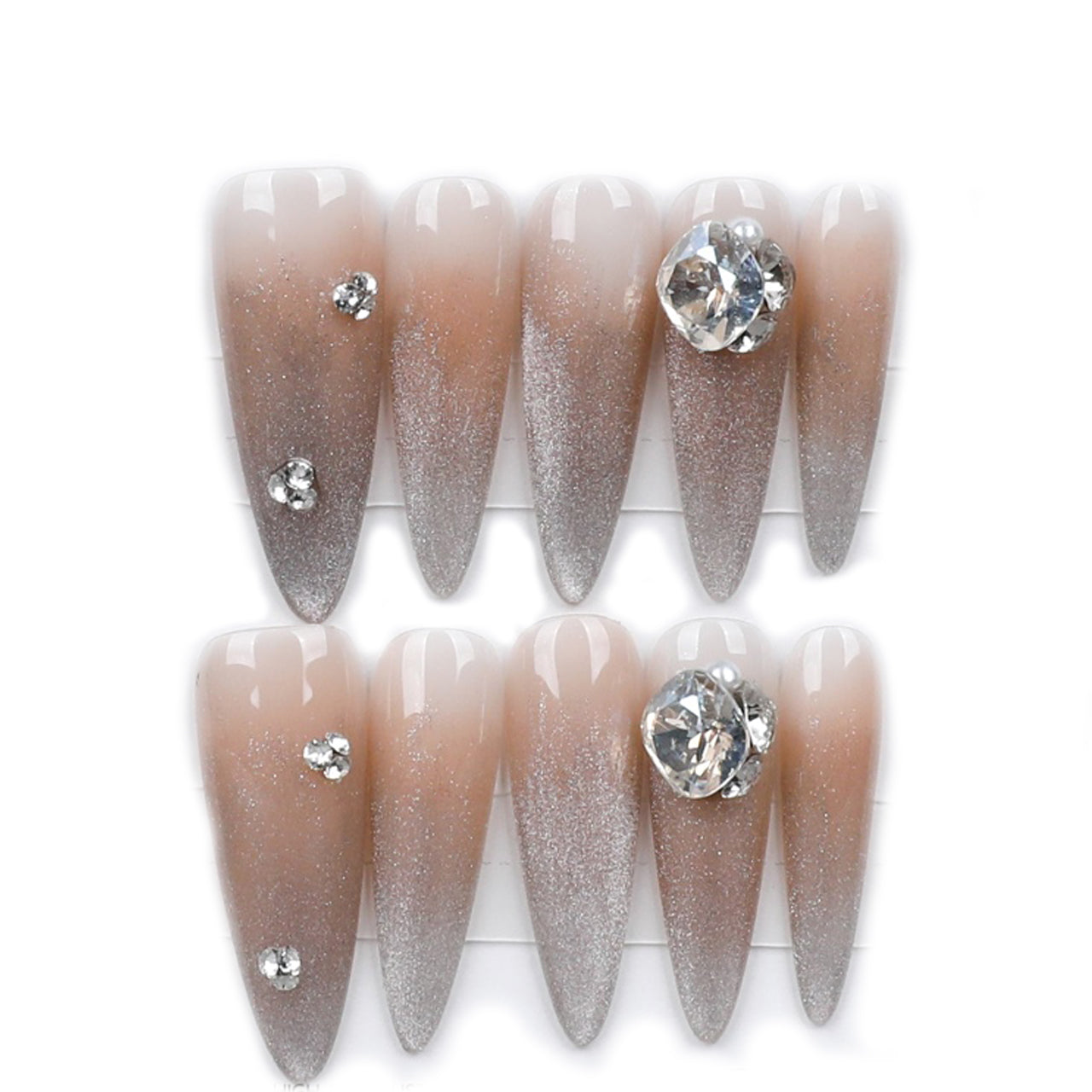 Press On Nails Almond-Long-AL02