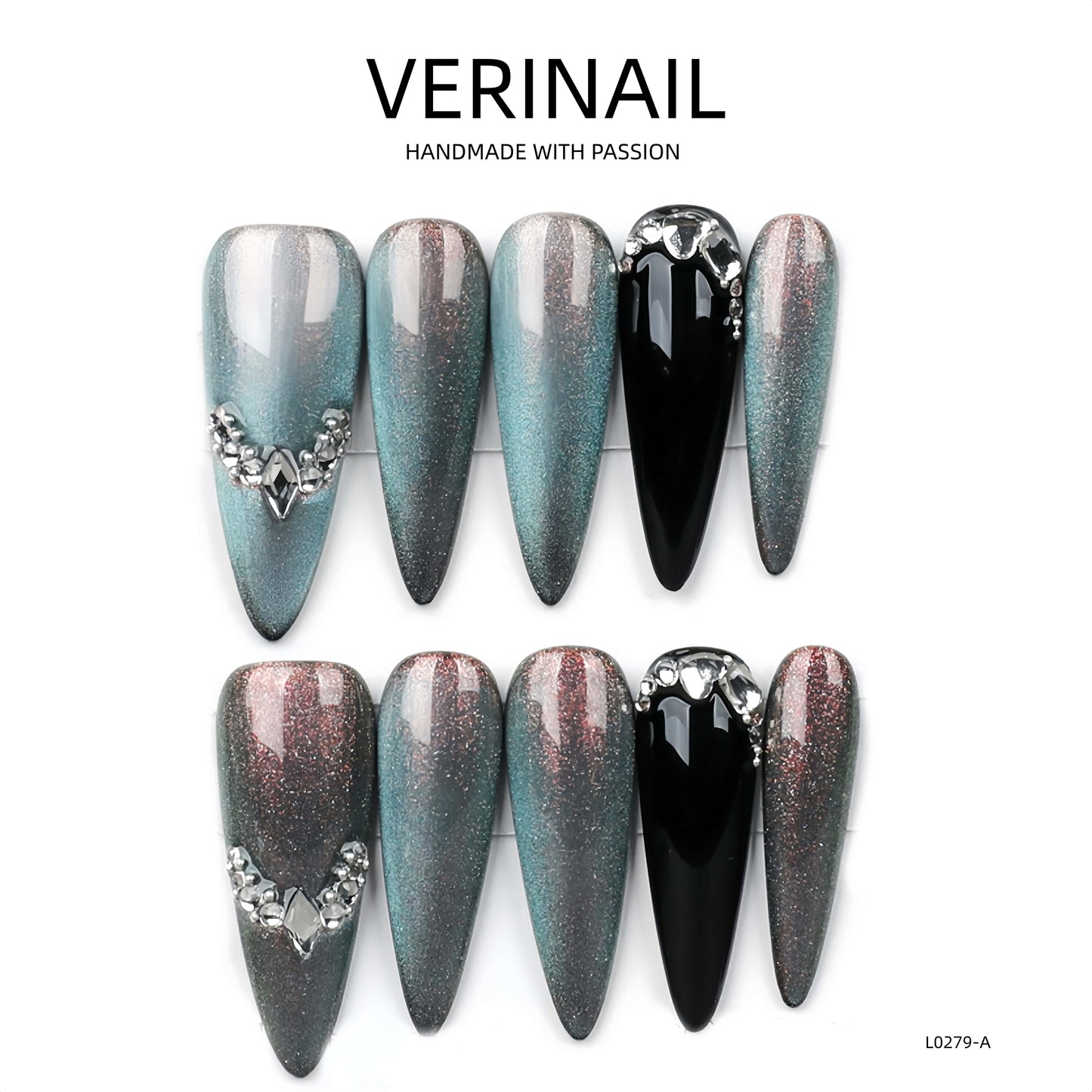 Press On Nails Almond-Long-AL02