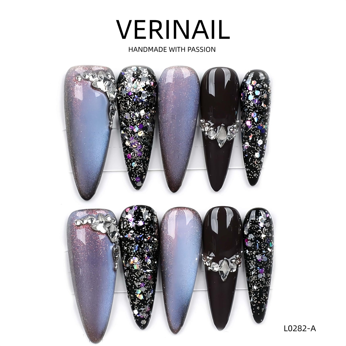 Press On Nails Almond-Long-AL02