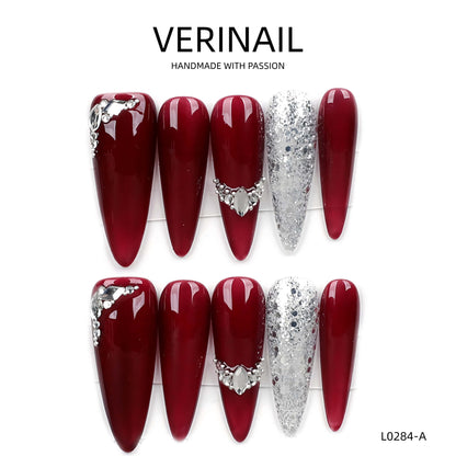 Press On Nails Almond-Long-AL02