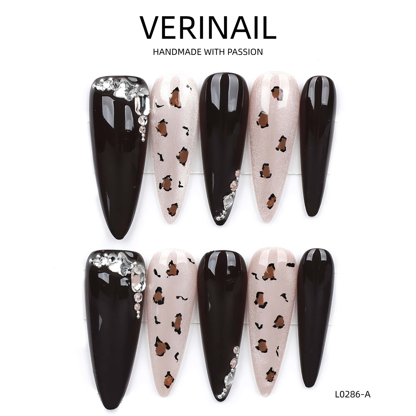 Press On Nails Almond-Long-AL02