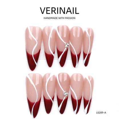 Press On Nails Almond-Long-AL02