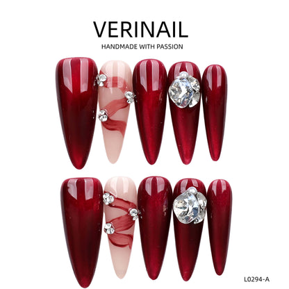 Press On Nails Almond-Long-AL02