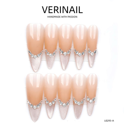 Press On Nails Almond-Long-AL02
