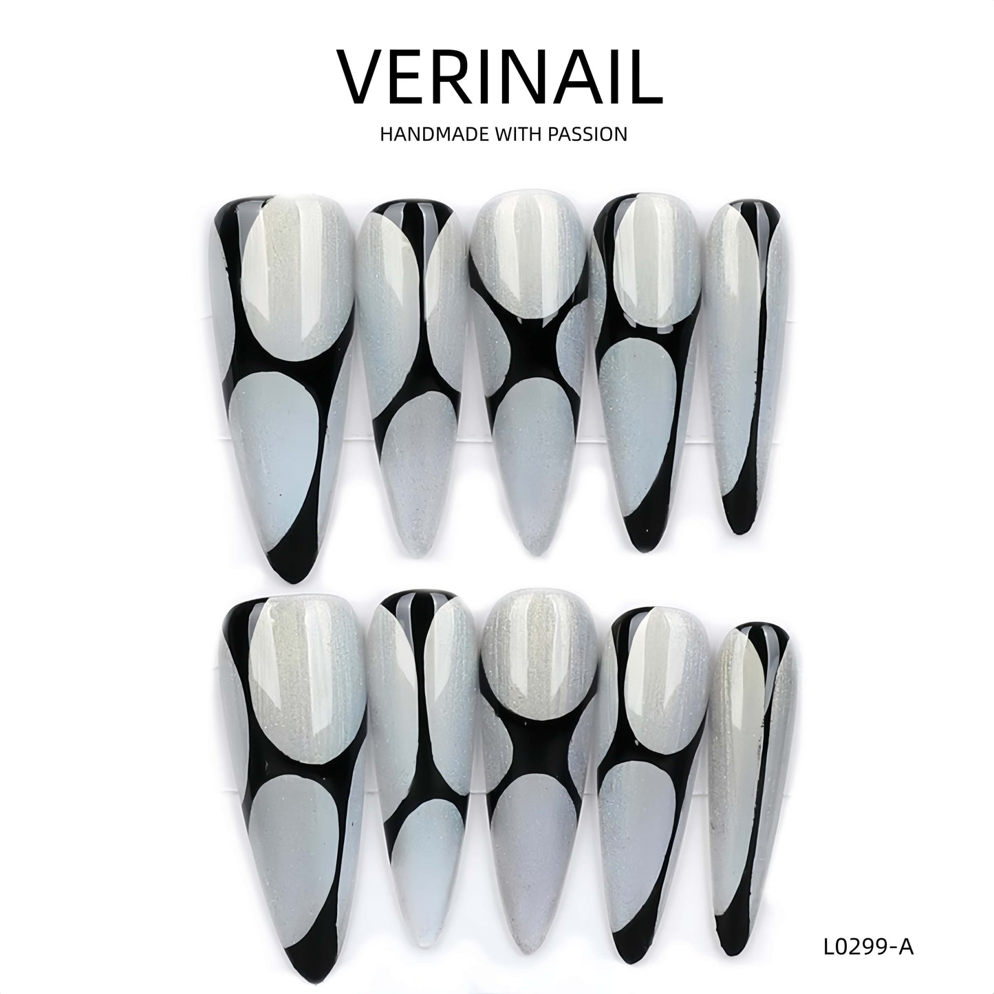 Press On Nails Almond-Long-AL02