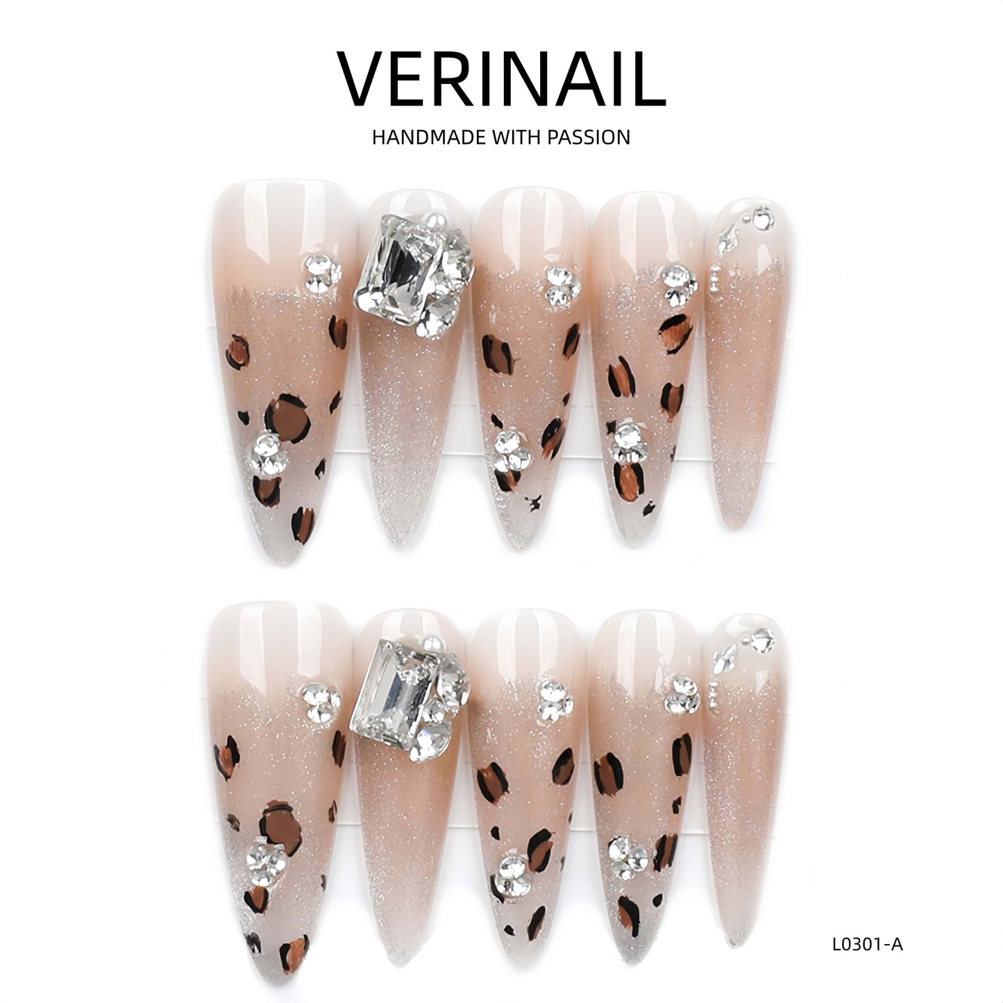 Press On Nails Almond-Long-AL02