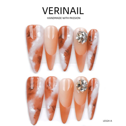 Press On Nails Almond-Long-AL04