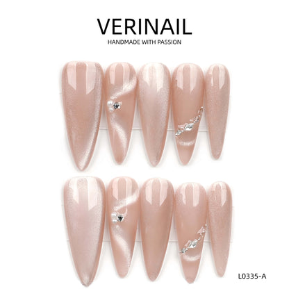Press On Nails Almond-Long-AL04