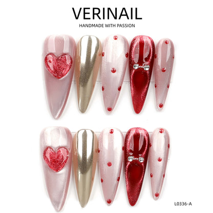 Press On Nails Almond-Long-AL04
