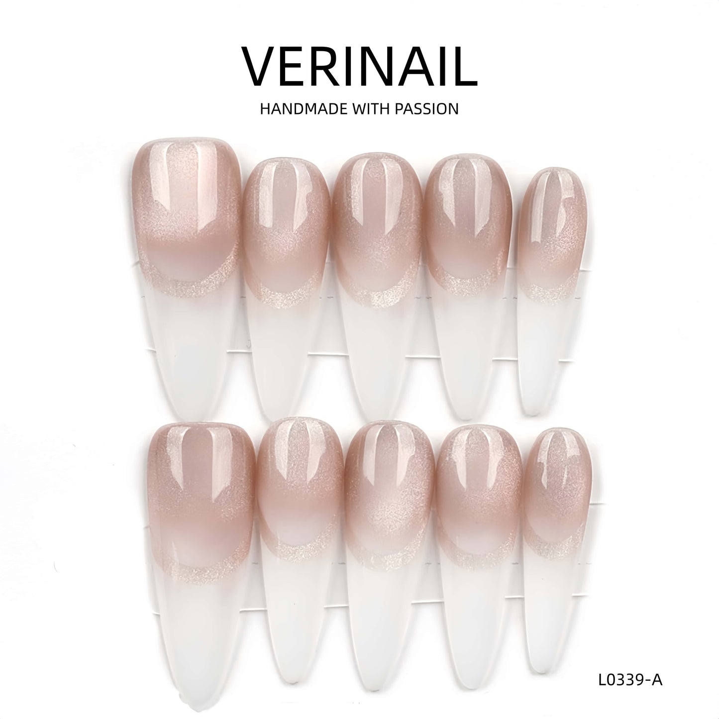 Press On Nails Almond-Long-AL04
