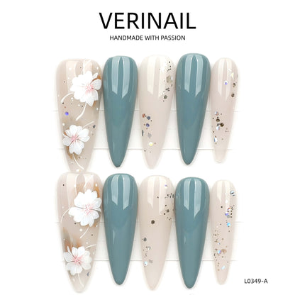 Press On Nails Almond-Long-AL04