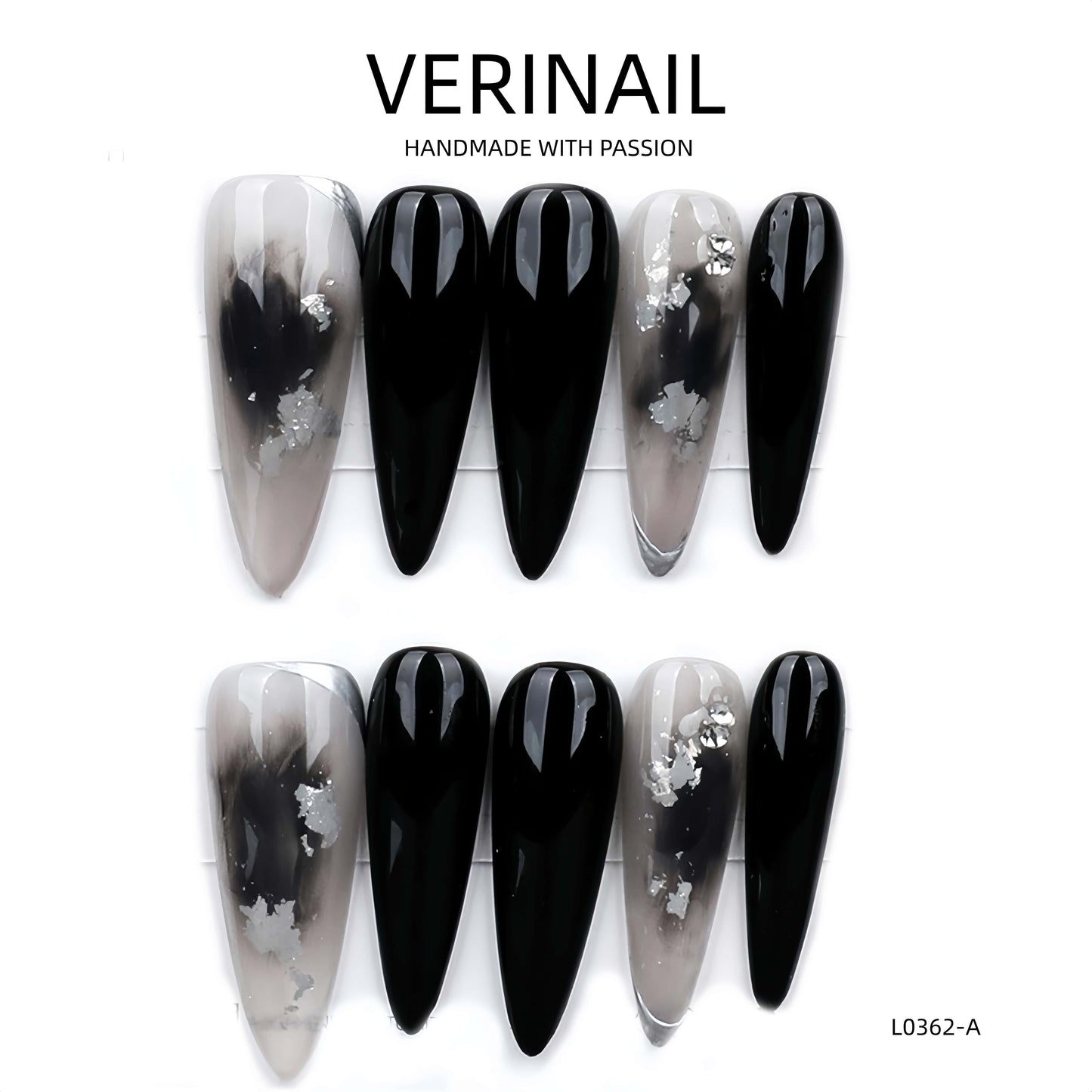 Press On Nails Almond-Long-AL04