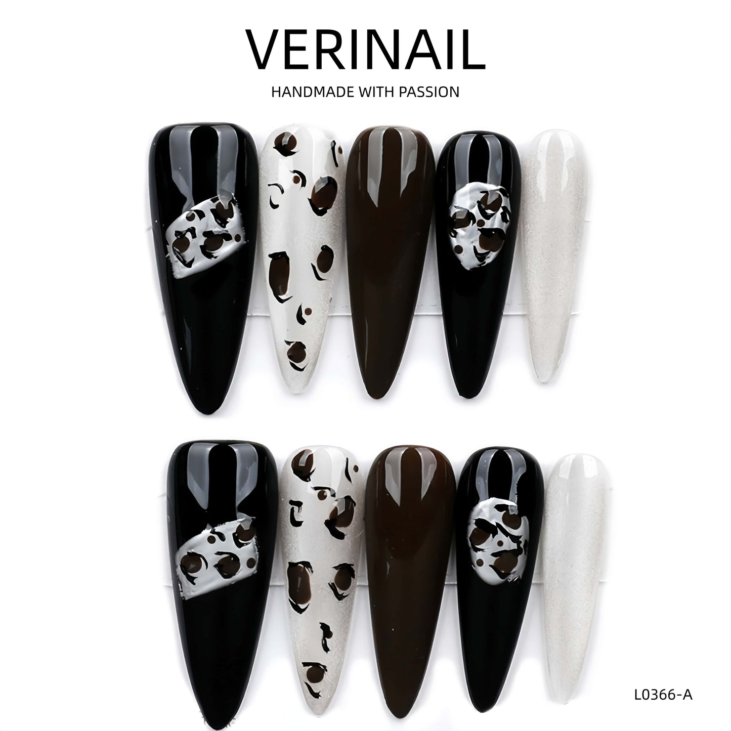 Press On Nails Almond-Long-AL04