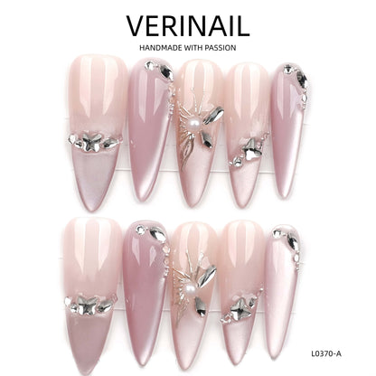 Press On Nails Almond-Long-AL03