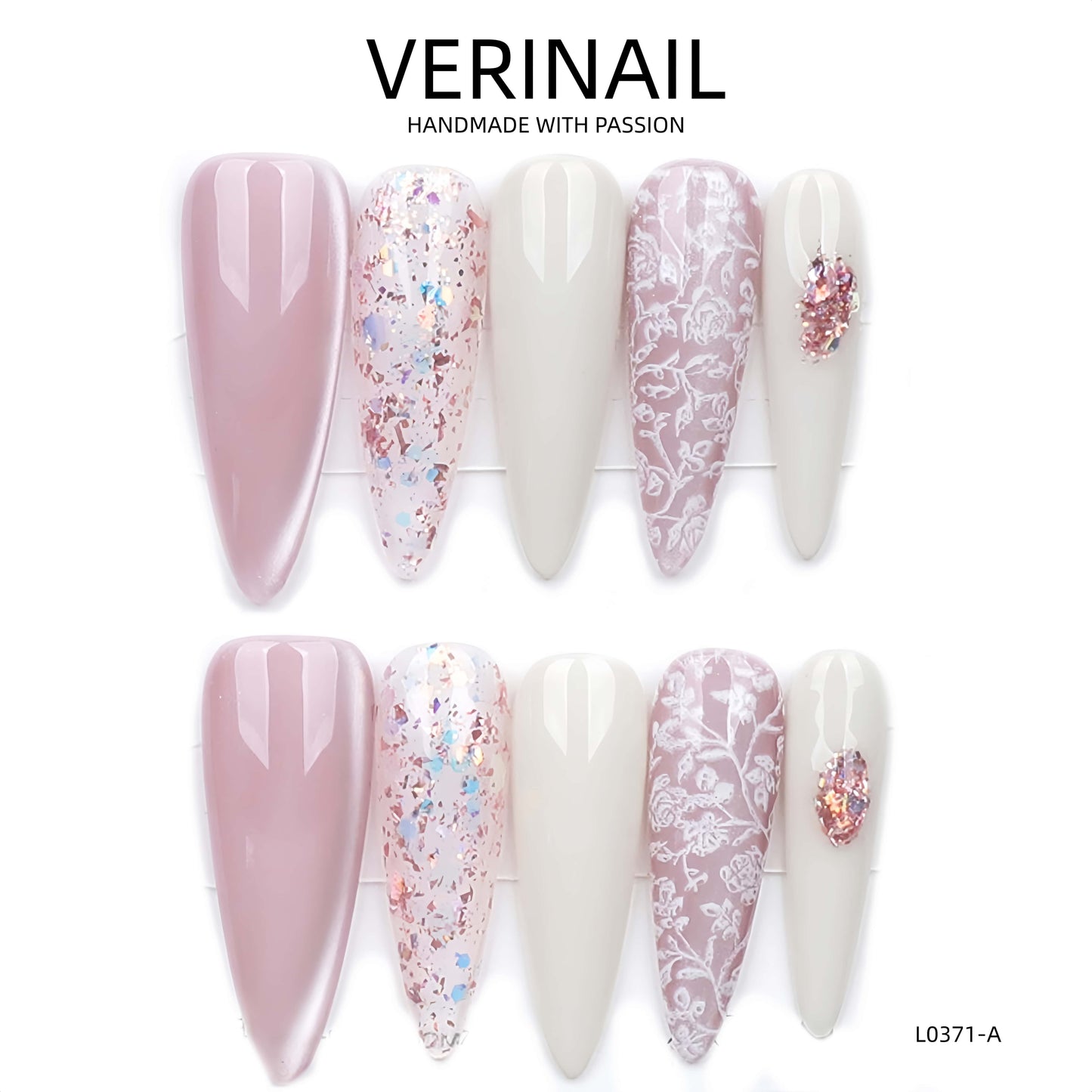 Press On Nails Almond-Long-AL03