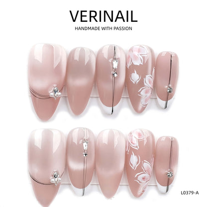Press On Nails Almond-Medium-AM07