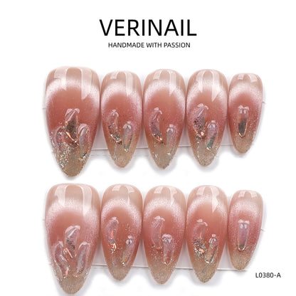 Press On Nails Almond-Medium-AM07