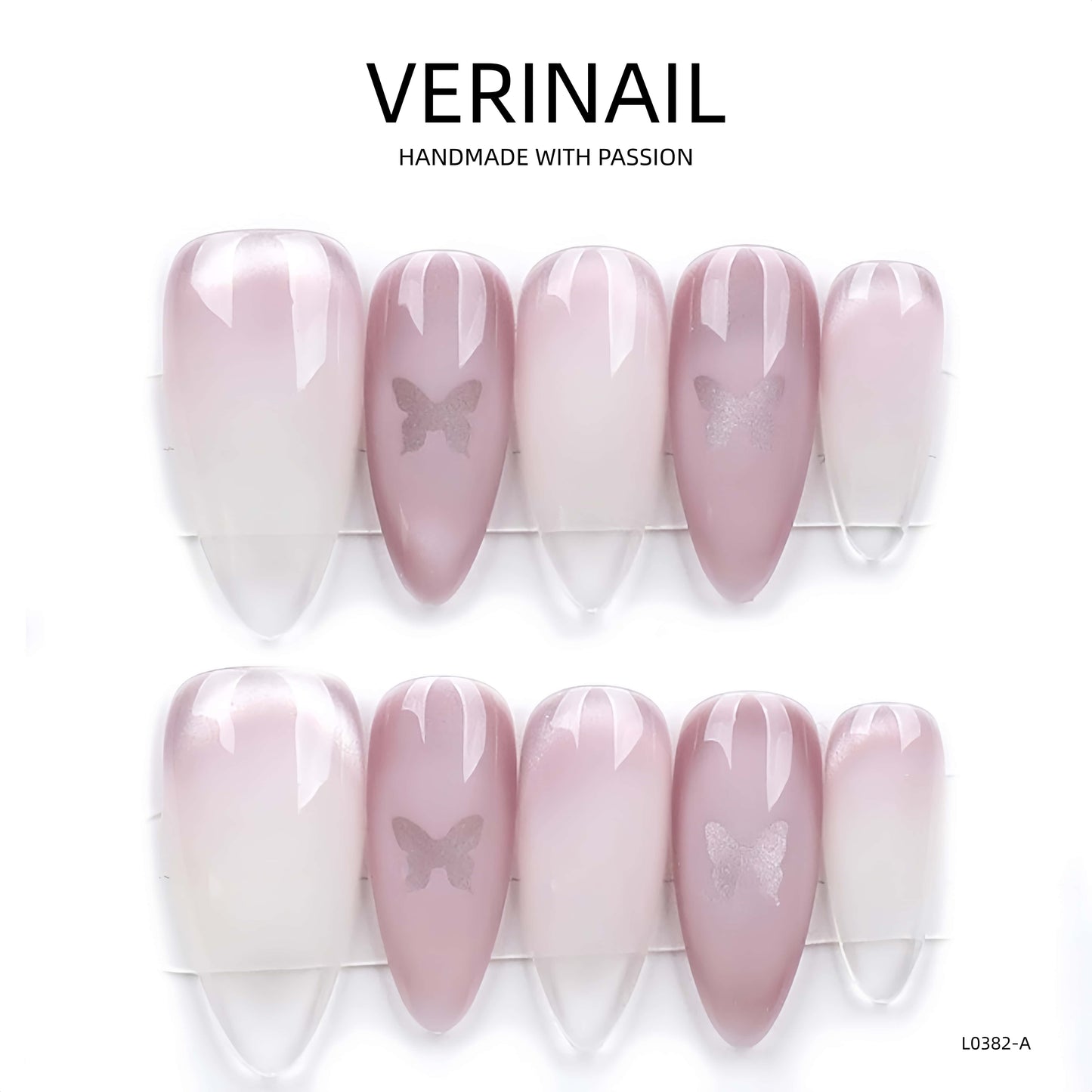 Press On Nails Almond-Medium-AM07