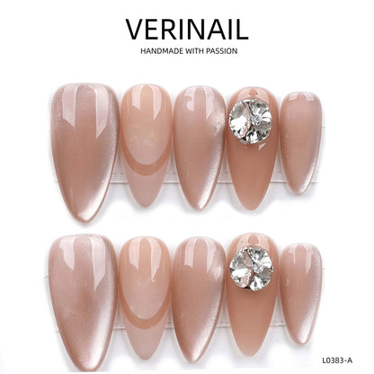 Press On Nails Almond-Medium-AM07