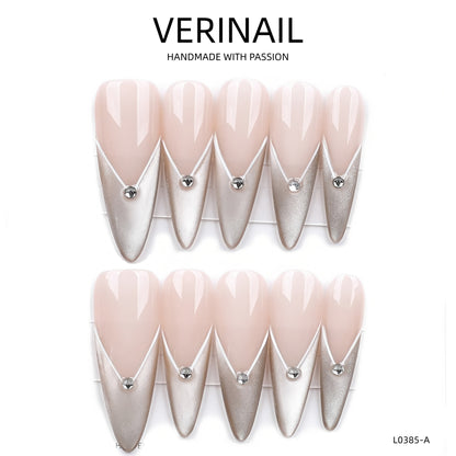 Press On Nails Style CHROME CH01