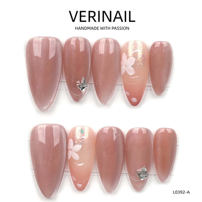 Press On Nails Almond-Medium-AM08