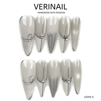 Press On Nails Almond-Long-AL03