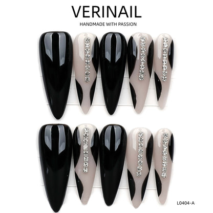 Press On Nails Almond-Long-AL03