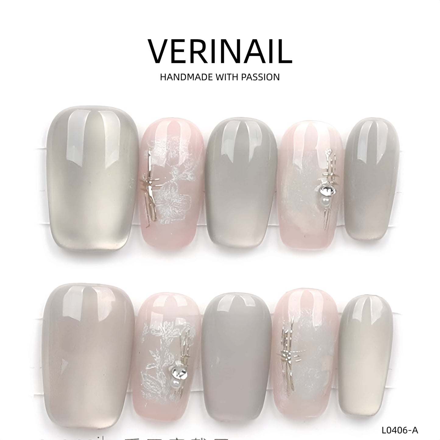 Press On Nails Color White WH04