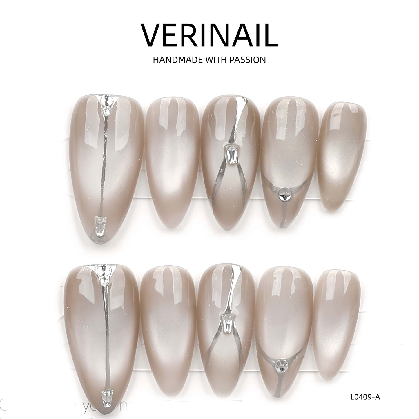 Press On Nails Color White WH03