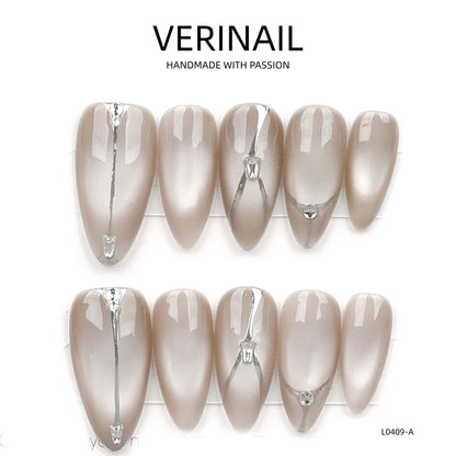Press On Nails Color White WH03