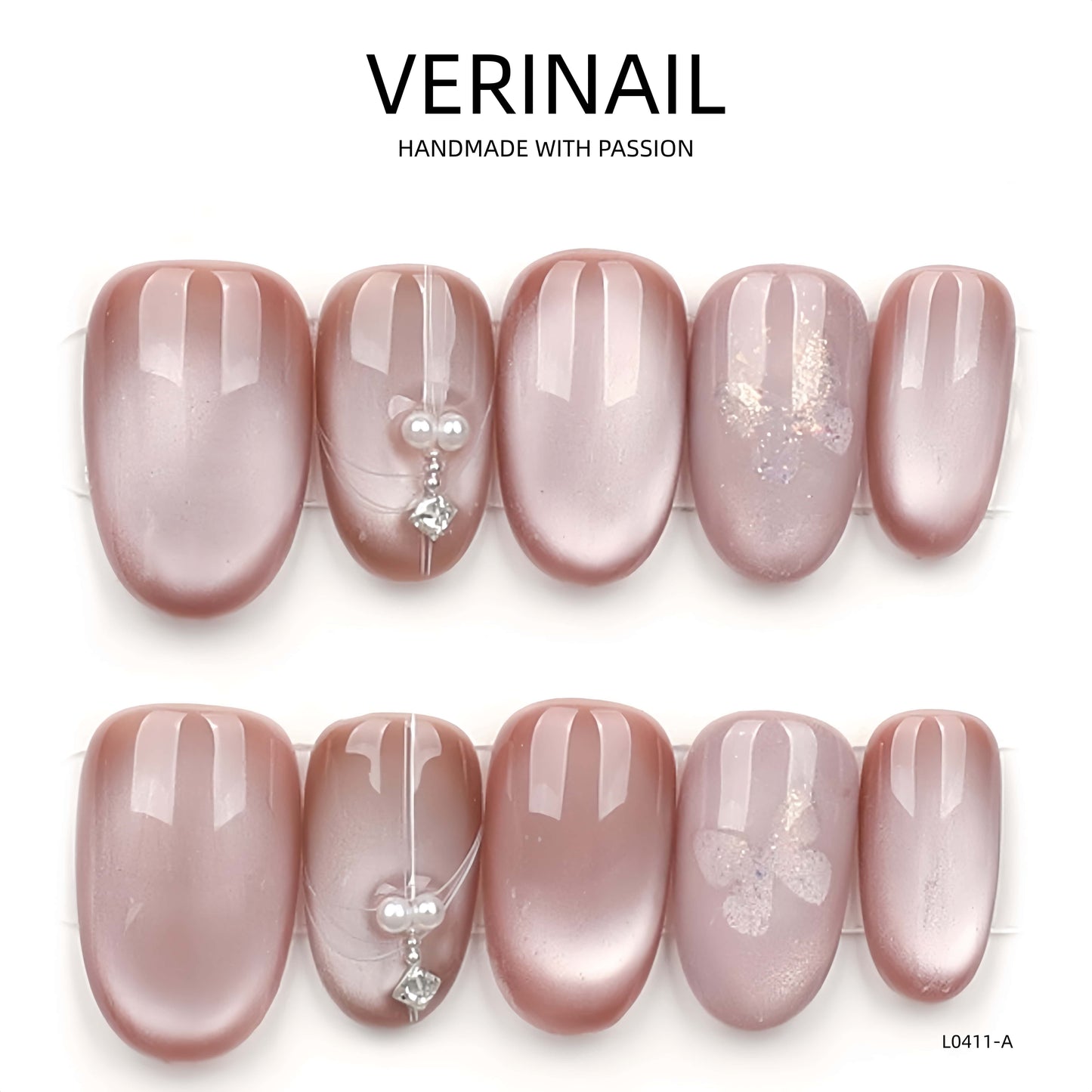 Press On Nails Oval-Short OS04