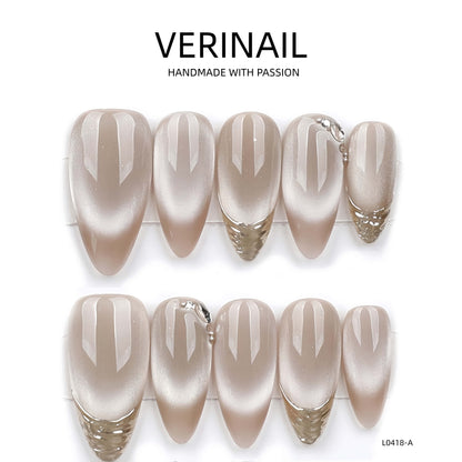 Press On Nails Almond-Medium-AM08