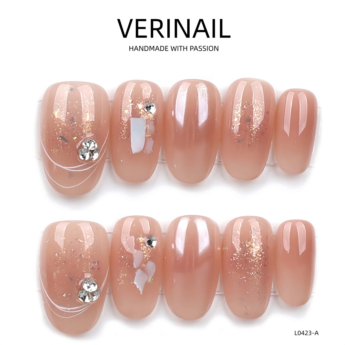 Press On Nails Oval-Long OL01