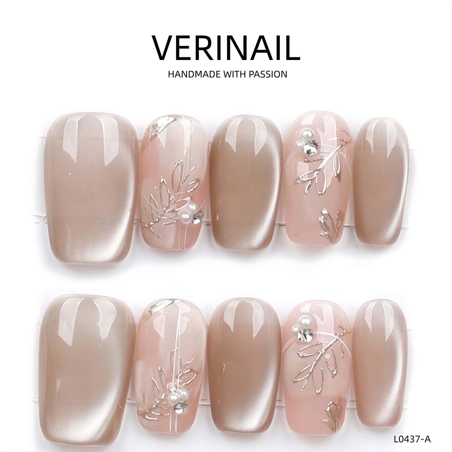 Press On Nails Ballerina- Medium BM03