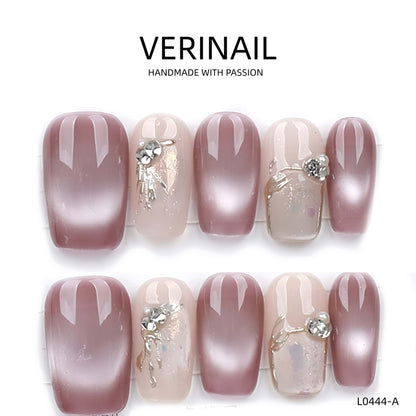 Press On Nails Ballerina- Short BS05