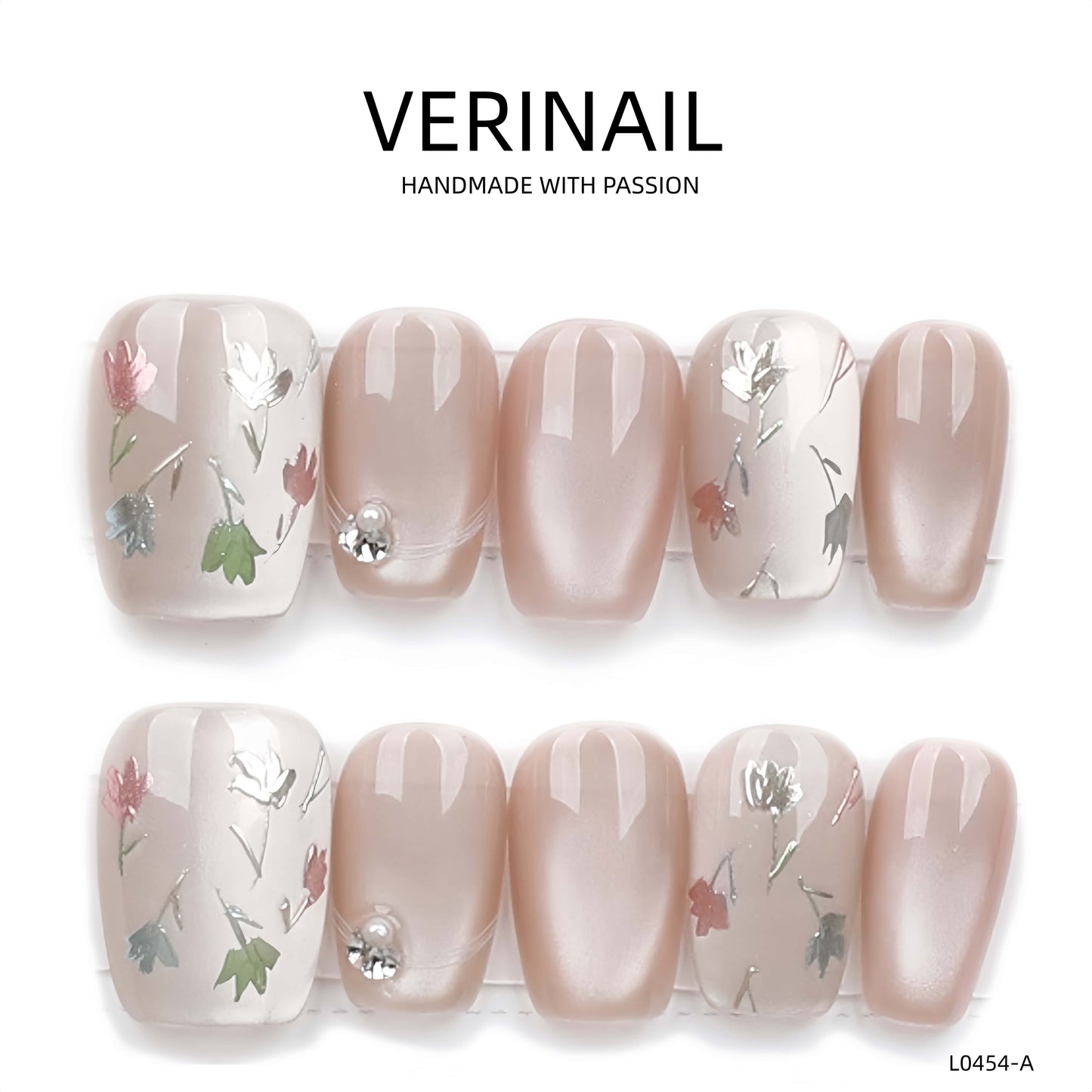 Press On Nails Ballerina- Short BS03