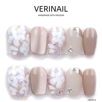 Press On Nails Ballerina- Short BS02