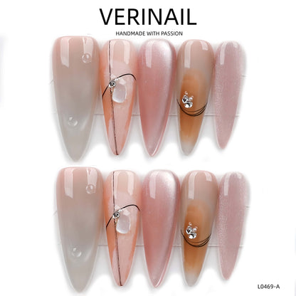 Press On Nails Almond-Long-AL03