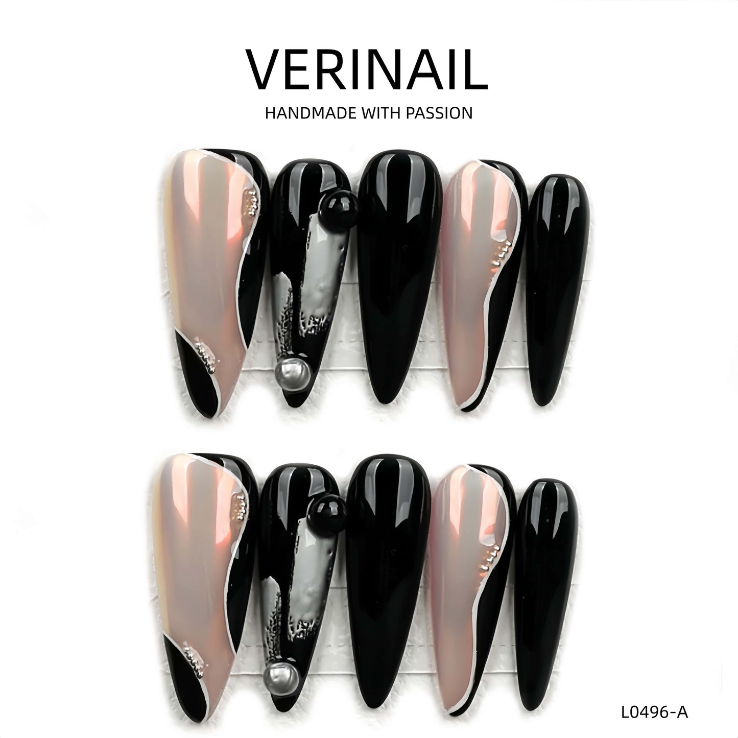 Press On Nails Almond-Long-AL03